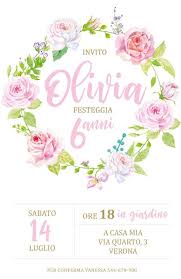 Invito Whatsapp Compleanno Con Ghirlanda Di Fiori Etsy Place Card Holders Place Cards Cards