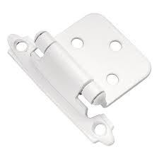 Allow the door to spring back open. Hickory Hardware By Belwith Keelersemi Concealed Flush Mount Self Closing Hinge White Hickory Hardware P144 W