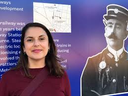 True North at the site of the new Arden Station