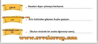 Masal Kusu Metni Etkinlik Cevaplari 3 Sinif Turkce