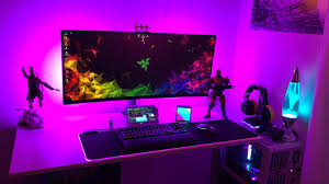 My Battlestation Hue Play Nanoleaf Light Panels Razer Oriented Battlestations