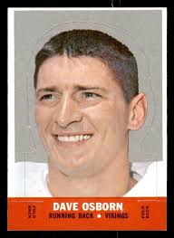 1968 Topps Stand Ups Football #19 Dave Osborn NM *d16