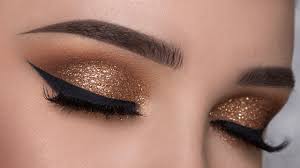 glitter smokey eye makeup tutorial