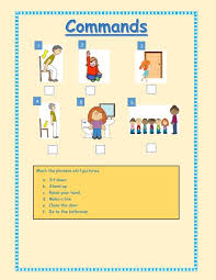 Comandos En Ingles Clase De Ingles Ingles Actividades