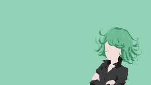 Tons of awesome green anime wallpapers to download for free. 1082x1922px Free Download Hd Wallpaper Anime One Punch Man Girl Green Hair Minimalist Short Hair Wallpaper Flare