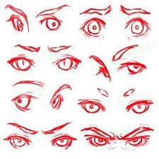 Anime Eye Reference Male Eye Reference In Drawing References And Resources eye reference in drawing references