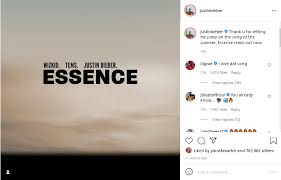 This may be the biggest collaboration in history as justin bieber joins wizkid and tems on the remix of 'essence'. 7lbcaqsdovgnvm