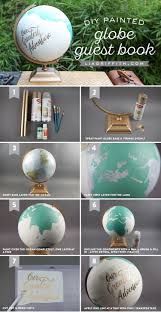 Your guests mean the world to you. The Perfect Diy Globe Guest Book For Your Travel Wedding