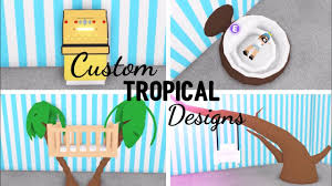 Maybe you would like to learn more about one of these? 8 Custom Tropical Design Ideas Building Hacks Roblox Adopt Me Its Sugarcoffee Youtube