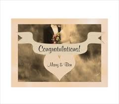You have to admit that it looks simply stunning and gorgeous! 7 Wedding Congratulations Card Designs Templates Psd Ai Google Docs Apple Pages Free Premium Templates