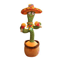 Wholesale Dancing Cactus Toys Plush Singing Cactus Toy Home Decoration  Children Playing Toy Mexican style English song battery version From China