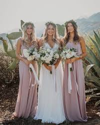 Mumu Weddings On Instagram Bridesmaids In The Desert Wearing Neutral Mauve In 2020 Mauve Bridesmaid Dress Muave Bridesmaid Dresses Bridesmaid Dresses