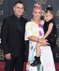 The couple share two children: Pink Shares Adorable Photo Of Husband Carey Hart And Daughter Willow In Matching Motocross Uniforms Instyle