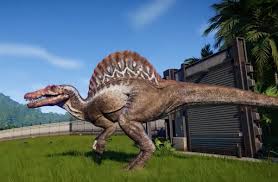 Don't get in the spinosaurus' way… photo from acandrew4. Jurassic World Evolution Jurassicworldev Twitter