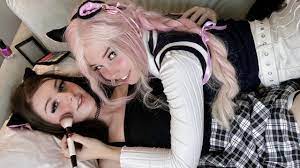 Belle delphine lesbian kiss