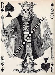 King of spades represents david, the biblical king of israel and judah. Dark Side Of Typography Playing Cards Design Playing Cards Art Card Tattoo