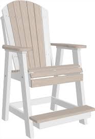 Luxcraft Counter Height Recycled Plastic Adirondack Balcony Chair Lead Time To Ship 14 Weeks Balcony Chairs Outdoor Furniture Chairs Outdoor Rocking Chairs