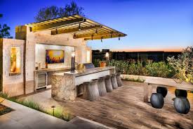 Inexpensive outdoor bar ideas on how you can turn something as simple as a potting bench into a functional outdoor bar. 19 Backyard Bars For The Perfect Happy Hour At Home Build Beautiful Luxurious Backyard Backyard Bar Modern Backyard