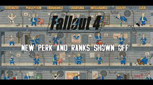Fallout 4 Character System Leveling New Perk Info Perk Chart Revealed Analysis