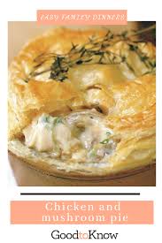 Chicken And Mushroom Pie Dinner Recipes Goodtoknow Recipe Chicken And Mushroom Pie Mushroom Pie Chicken Pie Recipe Easy