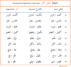 Positive Negative Imperative In Arabic Arabic Language Blog