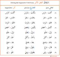 positive negative imperative in arabic arabic language blog