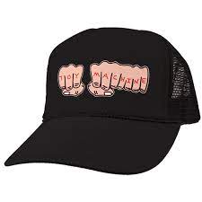 Toy Machine Fists Mesh Snap Back Men S Hat Black Black