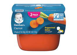 1st Foods Carrot Baby Food Gerber