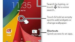 · tap the phone icon to open the dialer. Moto G Home Screen Moto G Phone Guide