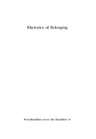 Prepare a cup of coffee, without coffee, of course. Rhetorics Of Belonging