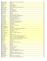Delta Ceramcoat To Americana Acrylics Color Conversion Chart