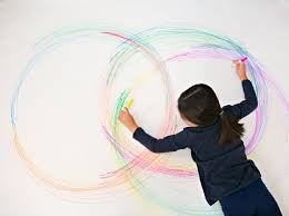 Magic happens when kids work together. Create Giant Kid Size Spirograph Drawings