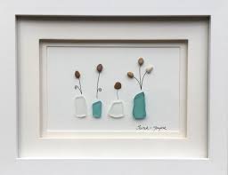 The Flower Wonderful Diy Pebbles Art Ideas For Gift And Unique Decoration Diy Stoneart Rock Stone Pictures Pebble Art Sea Glass Art Projects Pebble Art