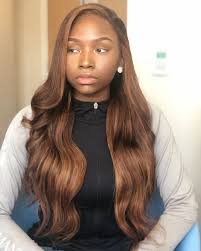 If ur hair is fine i wouldnt suggest getting the sew in extensions because they are bulky and the weft shows easily. Brazilian Natural Hair Lace Frontal Sew In Custom Colour By Me On My Gorgeous Client Sew In Hairstyles Natural Hair Styles Long Hair Styles