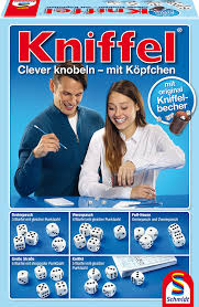Schmidt Spiele 49030 Kniffel Mit Wurfelbecher Familienspiel Bunt Amazon De Spielzeug