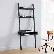 Shop for leaning bookshelf at crate and barrel. Modern Leaning Wall Desk