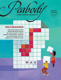 Next we will look for a few extra hints for this clue and below is the correct answer: Peabody Magazine Spring 2021 Vol 15 No 2 By The Peabody Institute Of The Johns Hopkins University Issuu