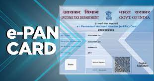 Changes or correction in pan details. E Pan Card Facility Palankarta