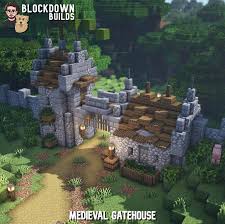 The best place to build your medieval castle is at the top of a hill overlooking a minecraft village just like the rich landowners of gone times used to. A Medieval Gatehouse Made By Me Minecraftbuilds In 2021 Minecraft Designs Minecraft Blueprints Minecraft Build