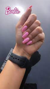Hot Pink Barbie Nails 2019 Summer Acrylic Coffin Shape New Nails Fill Barbie Pink Nails Pink