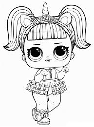 Lol Surprise Poupee A Colorier Imprimez Gratuitement Poupees Lol Licorne Coloriage Licorne A Colorier