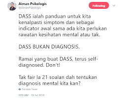 There are no right or wrong answers. Adakah Anda Mempunyai Kemurungan Tersembunyi Lakukan Ujian Saringan Dass Untuk Ketahui