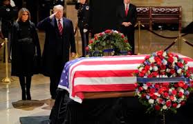 Bush's funeral train is a throwback to an era when u.s. In Pictures Remembering President George H W Bush