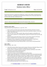 Safety Officer Resume Samples Qwikresume