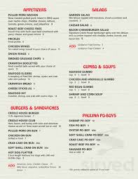 Cajun, garlic blend, the kitchen special (add $1 extra per lb.) Creole House Menu In Paulina Louisiana Usa