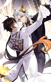 Zhongli And Azhdaha Genshin Impact Drawn By Fusang Danboorusexiezpix Web  Porn