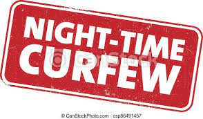 Download curfew images and photos. Red Grungy Nighttime Curfew Sign Or Stamp Vector Illustration Canstock