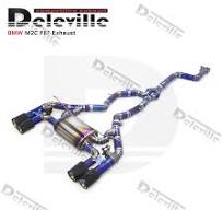 Deleville Catback for BMW M2C/M2 Competition F87 S55 3.0T 2018-2023  Valvetronic Single Mid Pipe Titanium Muffler Exhaust System