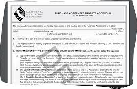 Fill out, securely sign, print or email your conservatorship forms california instantly with signnow. California Purchase Agreement Probate Addendum Probate Sacramento Ca Trusted Probate And Estate Attorney