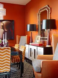 25 Orange Room Design Ideas Shelterness Orange Rooms Orange Dining Room Interior